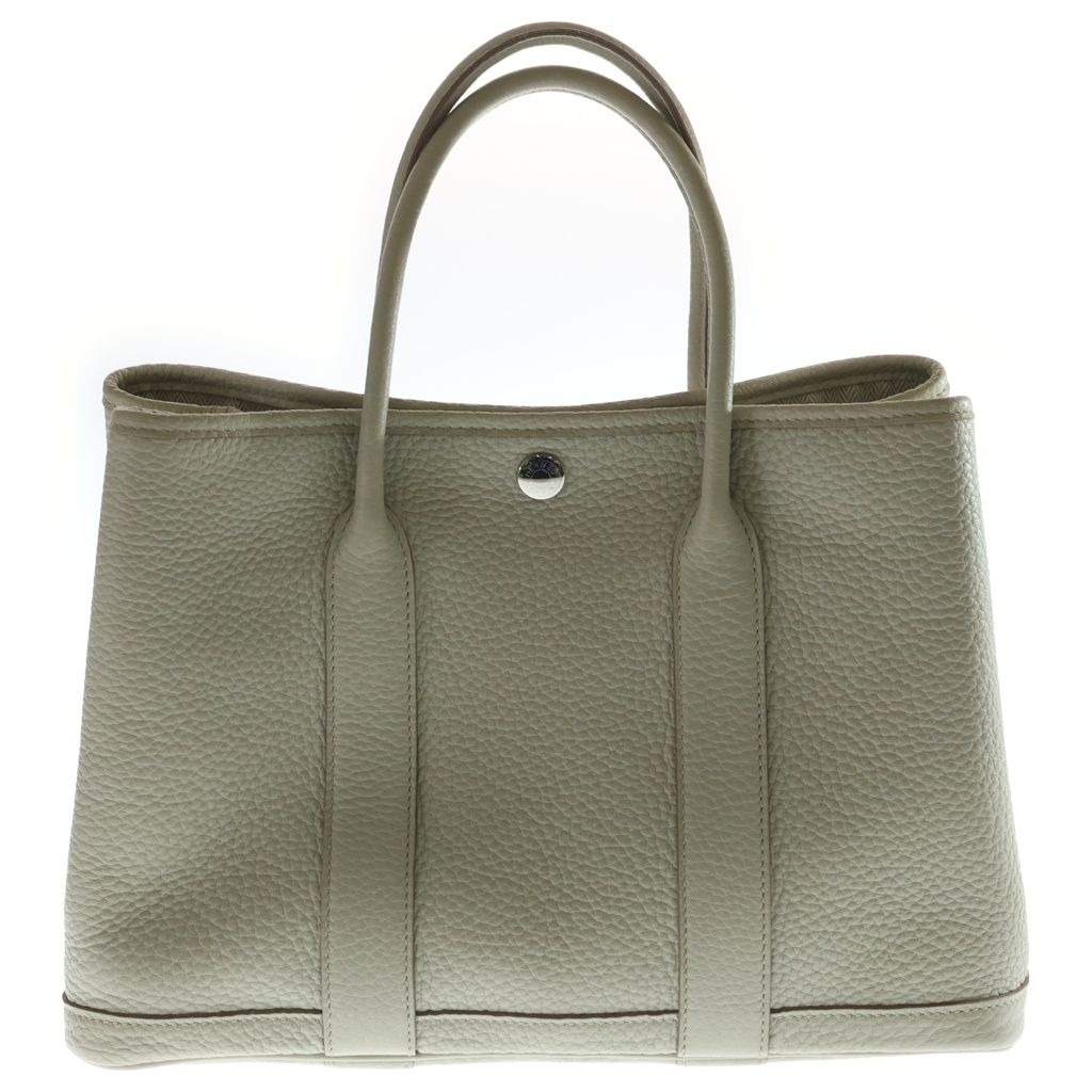 HERMES (エルメス) ガーデンパーティ30 ネゴンダ シルバー金具 ハンドバッグ トートバッグ B刻印 べトン