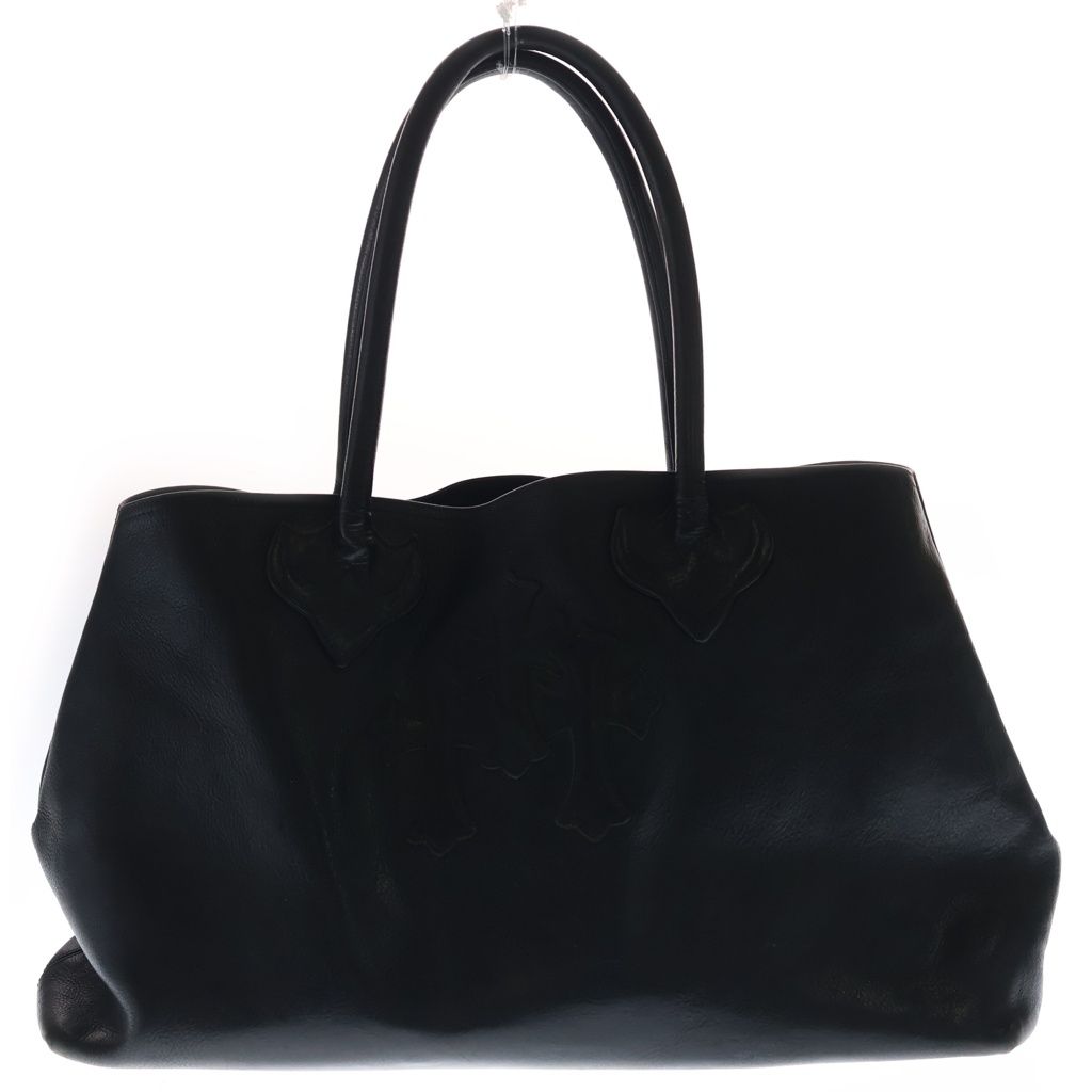 CHROME HEARTS (クロムハーツ) TOTE W SNP 3CEME 3セメタリートート レザートートバッグ