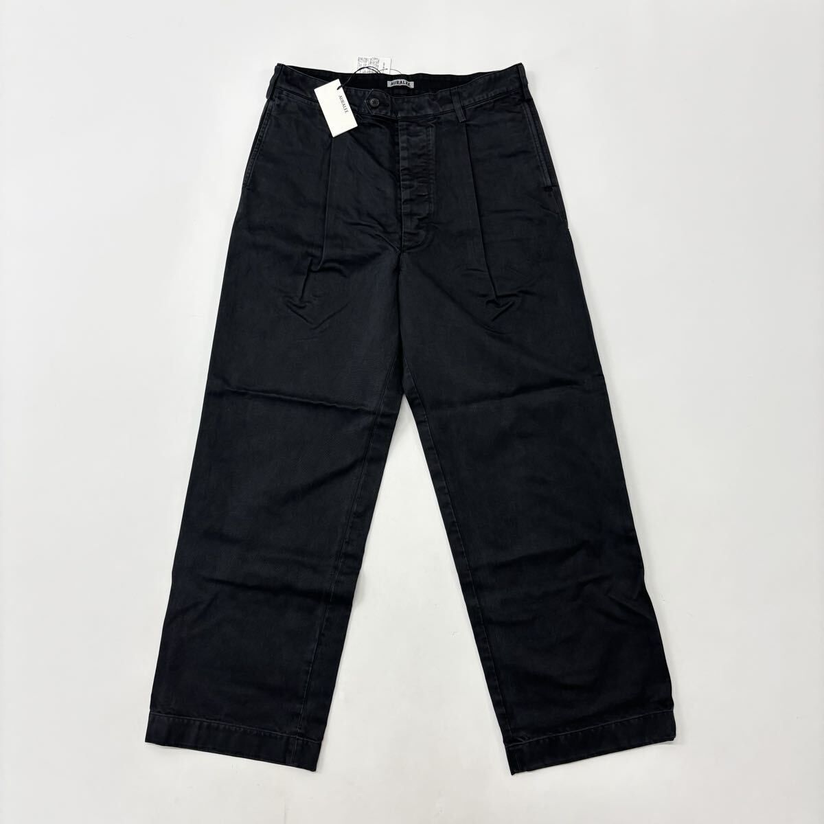 25aw 2025 新品 AURALEE オーラリー PRODUCT DYED FINX CHINO ONE-TUCK