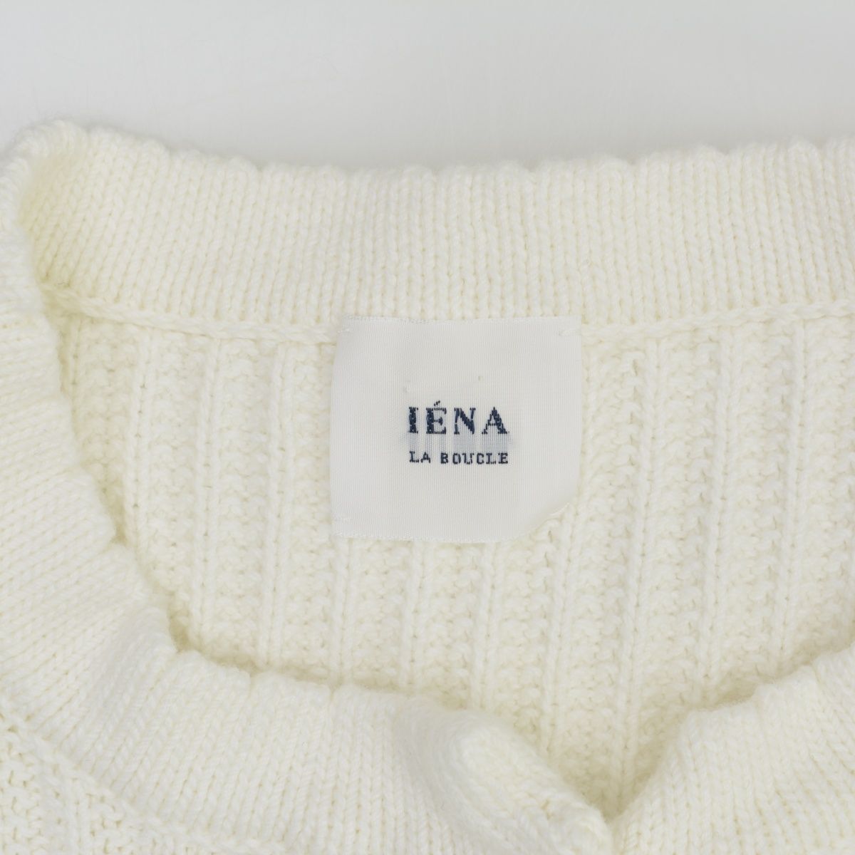 IENA】LA BOUCLE 21080914159040 AJAポンポンカーディガン長袖