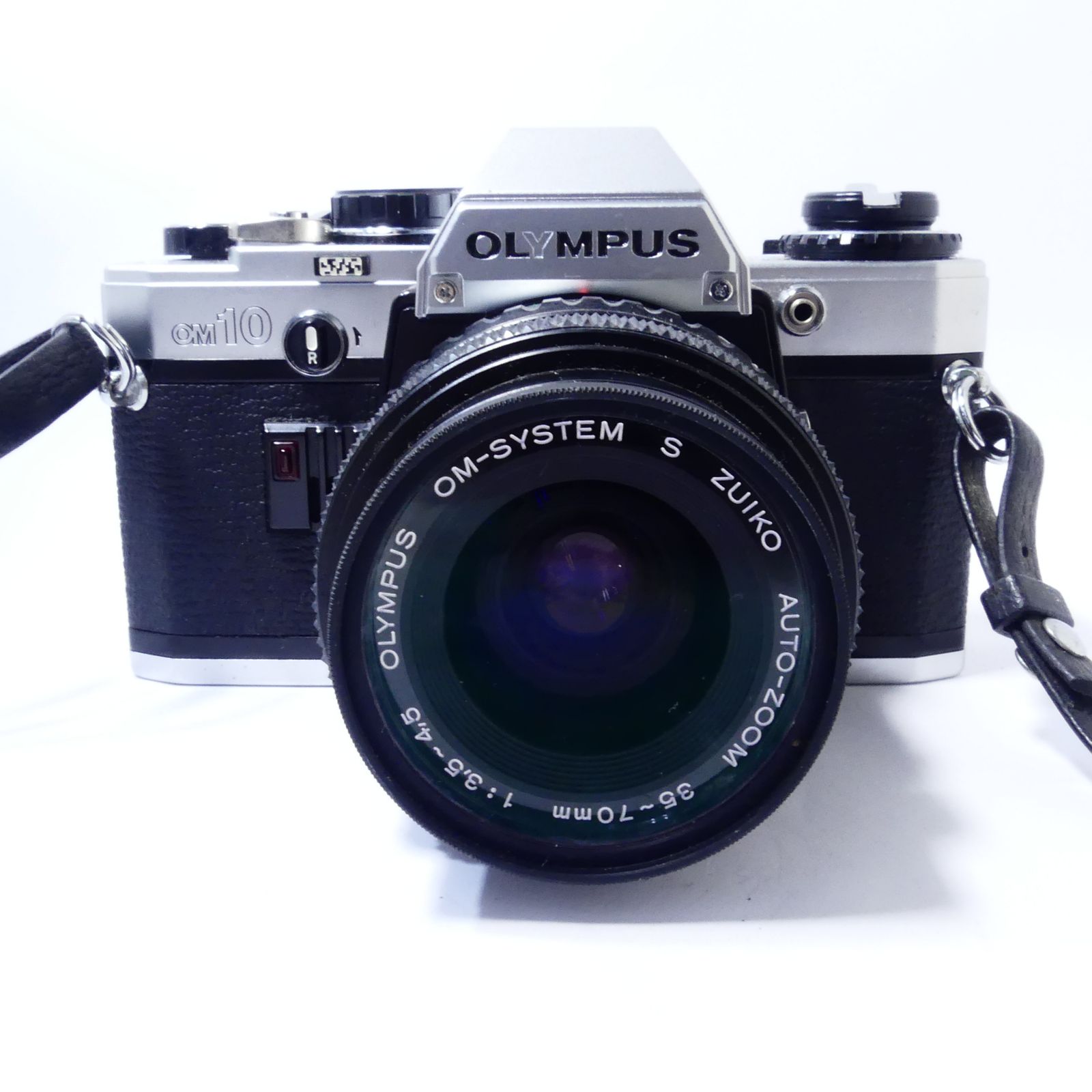 【動作品】オリンパス OLYMPUS OM10 + 35-70mm F4 OLYMPUS OM10 35-70mm 1:3.5-4.5 動作未確認 フィルムカメラ 一眼レフ
