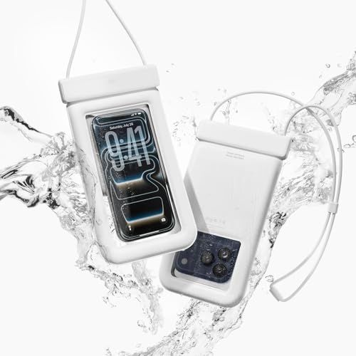 【elago】 スマホ 対応 ストラップ 付 スマホポーチ IP68 防水 カード 収納 お風呂 海 プール 落下防止 ネックストラップ ポーチ 首掛け 防水ケース [ 各種 iPhone Android 対応 ] WATERPROOF PH 99942cc8