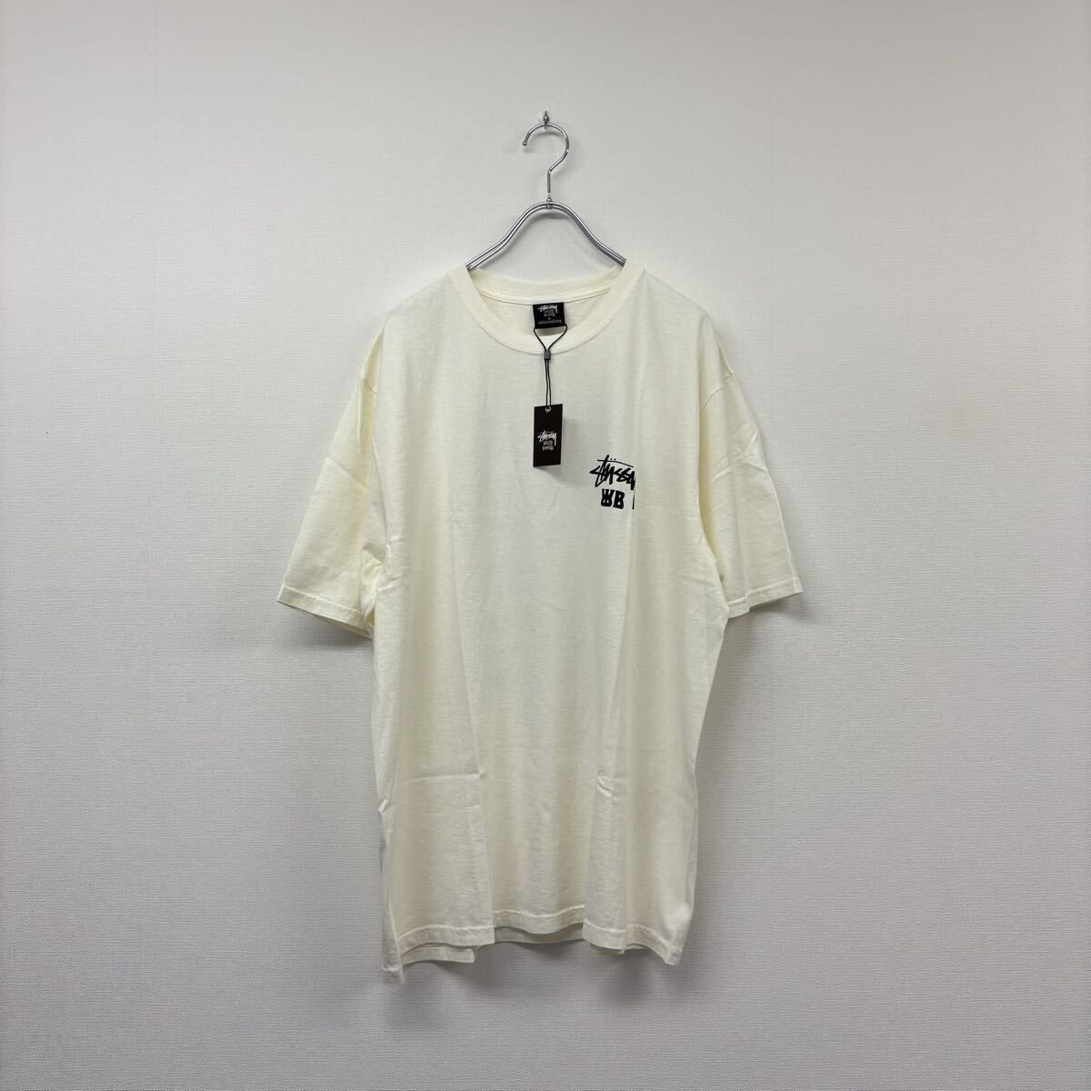 25aw 2025 新品 STUSSY ステューシー x WALES BONNER ウェールズ ボナー WB OCEAN SONG TEE ソング Tシャツ IVORY サイズ L 807-0070