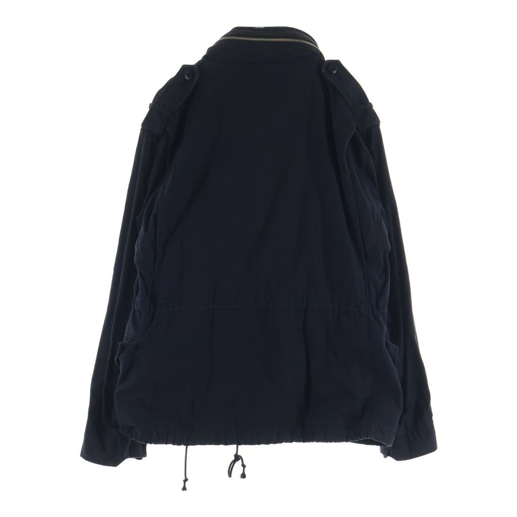 PHENOMENON フェノメノン コットン 総柄 フラップポケット ジップアップ ジャケット ブラック ILLJKT-120 PHENOMENON (フェノメノン) コットン 総柄 フラップポケット ジップ
