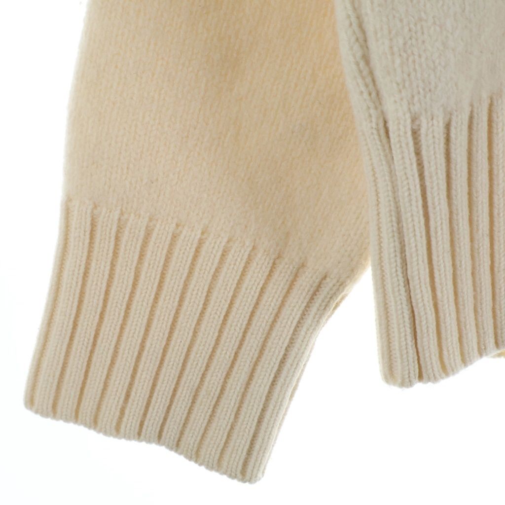 ami paris (アミパリス) HEART LOGO KNIT ロゴデザイン ウール クルー