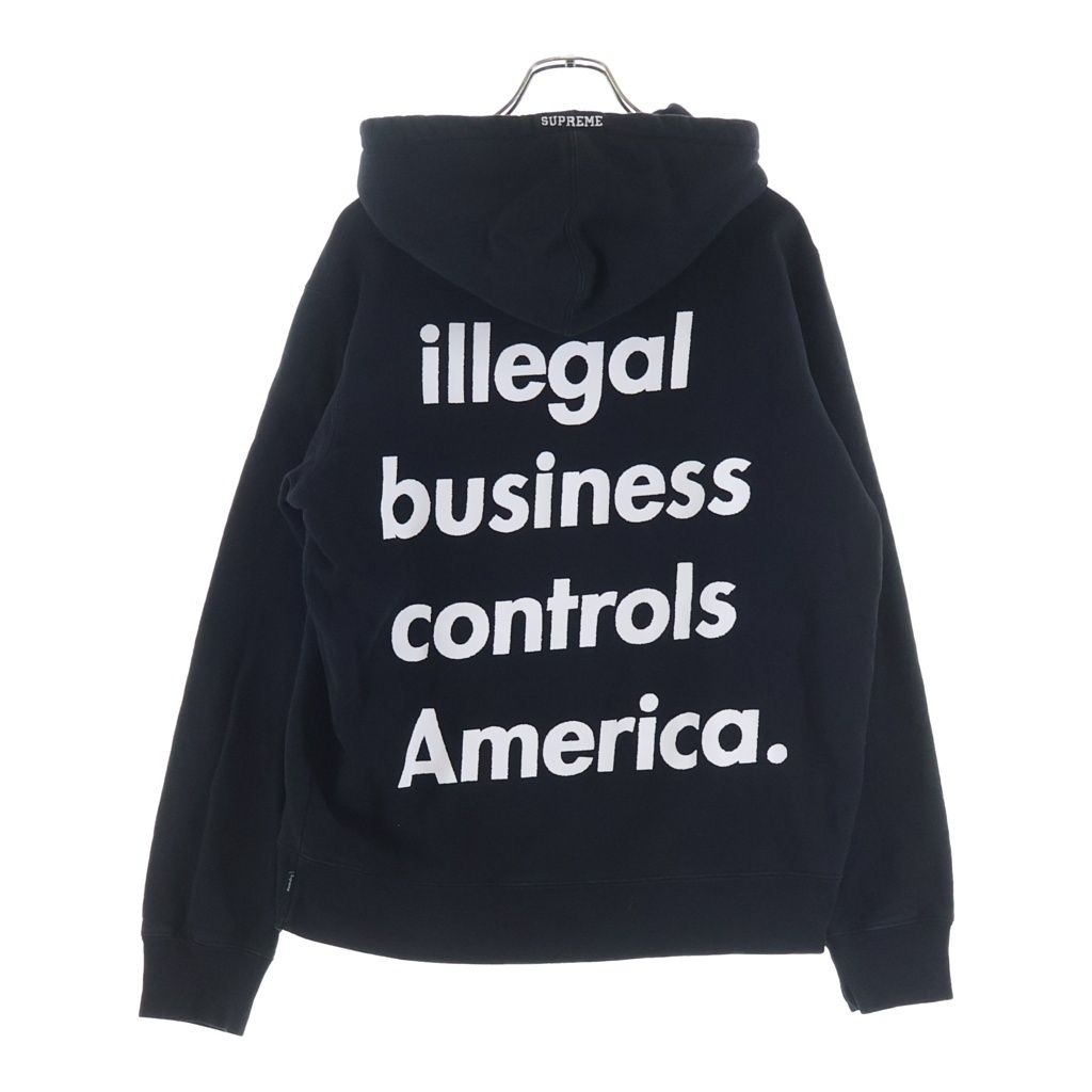 SUPREME (シュプリーム) 18SS Illegal Business Hooded Sweatshirt