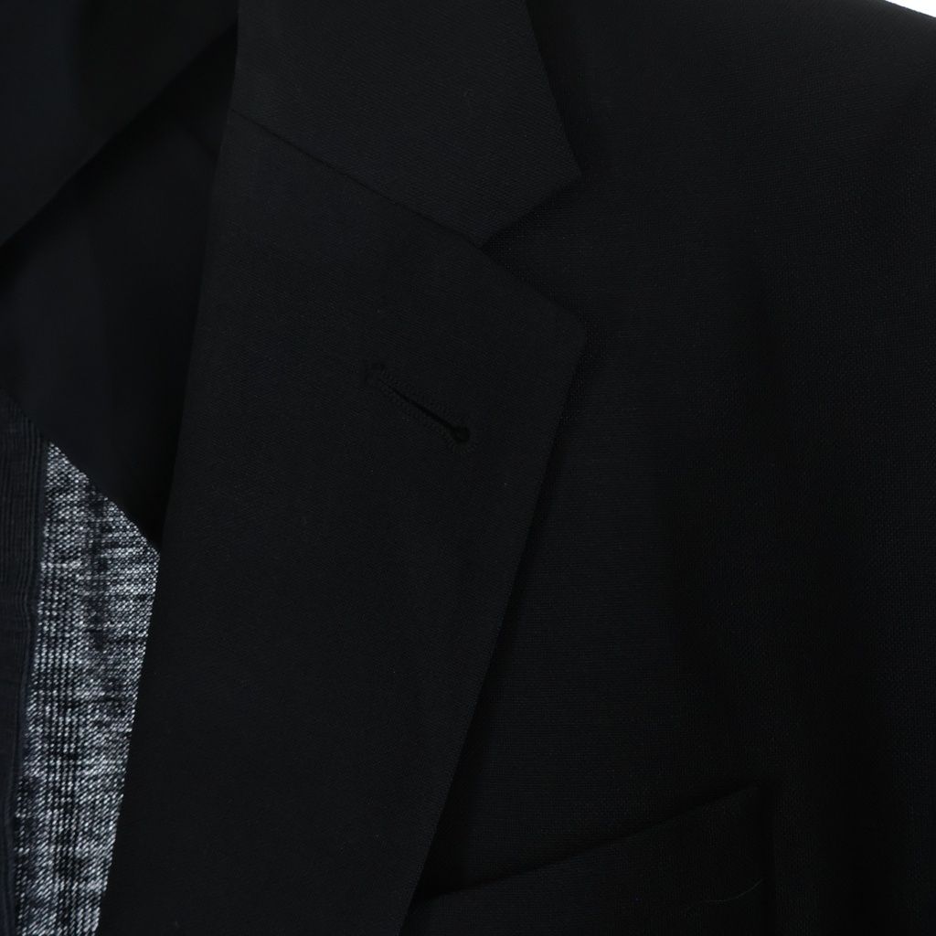 BALENCIAGA (バレンシアガ) コットン切り替え 2Bテーラードジャケット