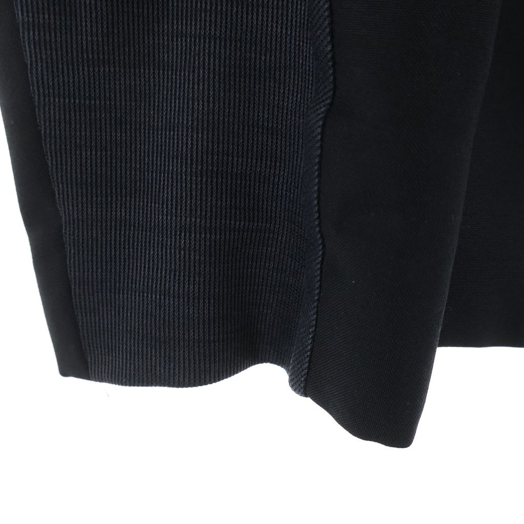 BALENCIAGA バレンシアガ コットン切り替え 2Bテーラードジャケット ウール モヘヤ ブラック V05 411805 TAI10 1087 BALENCIAGA (バレンシアガ) コットン切り替え 2Bテーラードジャケット