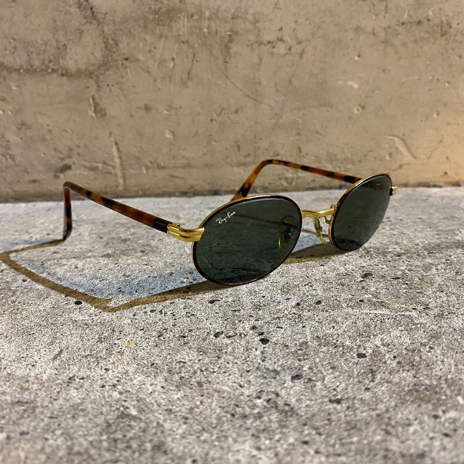 Ray-Ban 90s ボシュロム製 W2188 オーバル サングラス べっ甲 レイバン