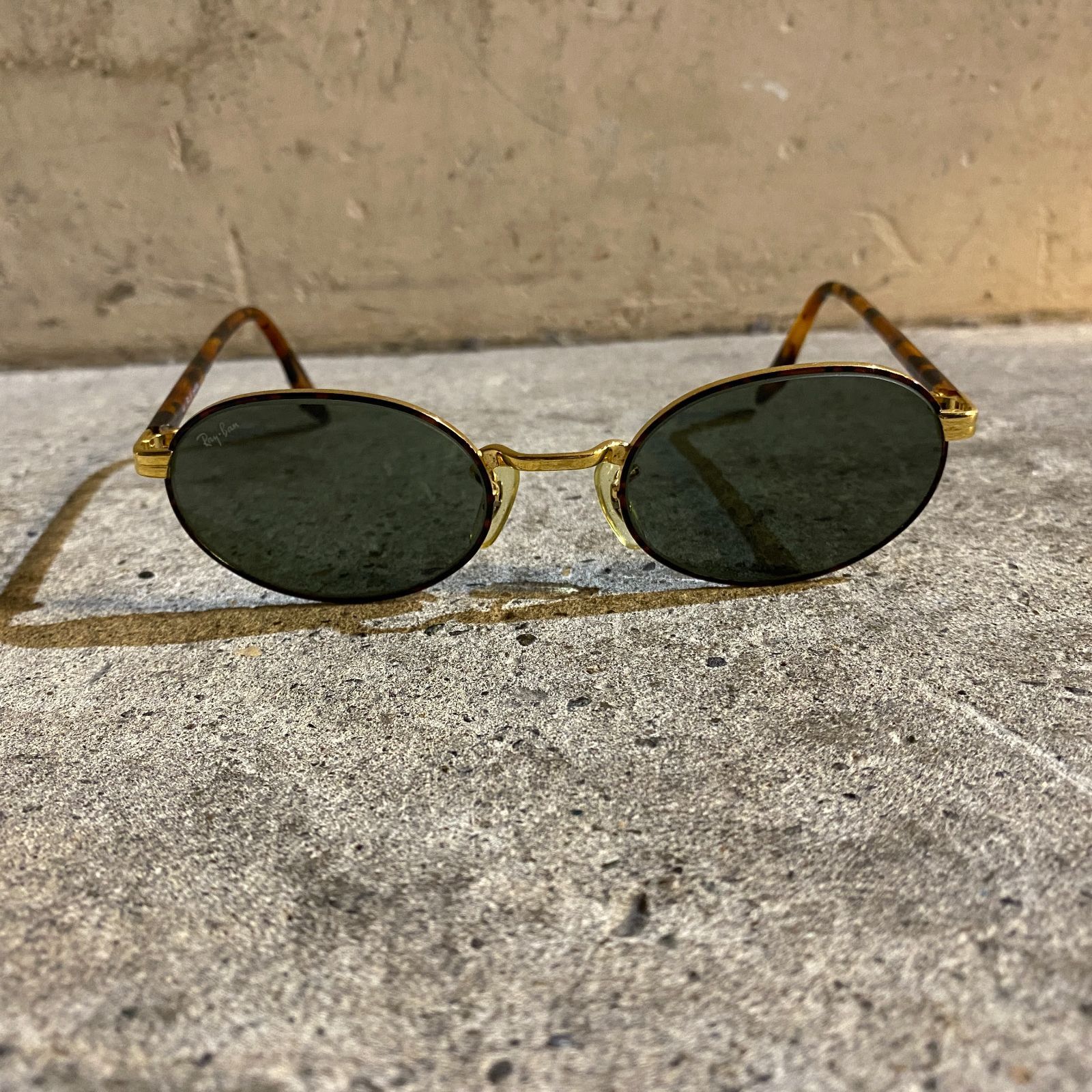 Ray-Ban 90s ボシュロム製 W2188 オーバル サングラス べっ甲 レイバン