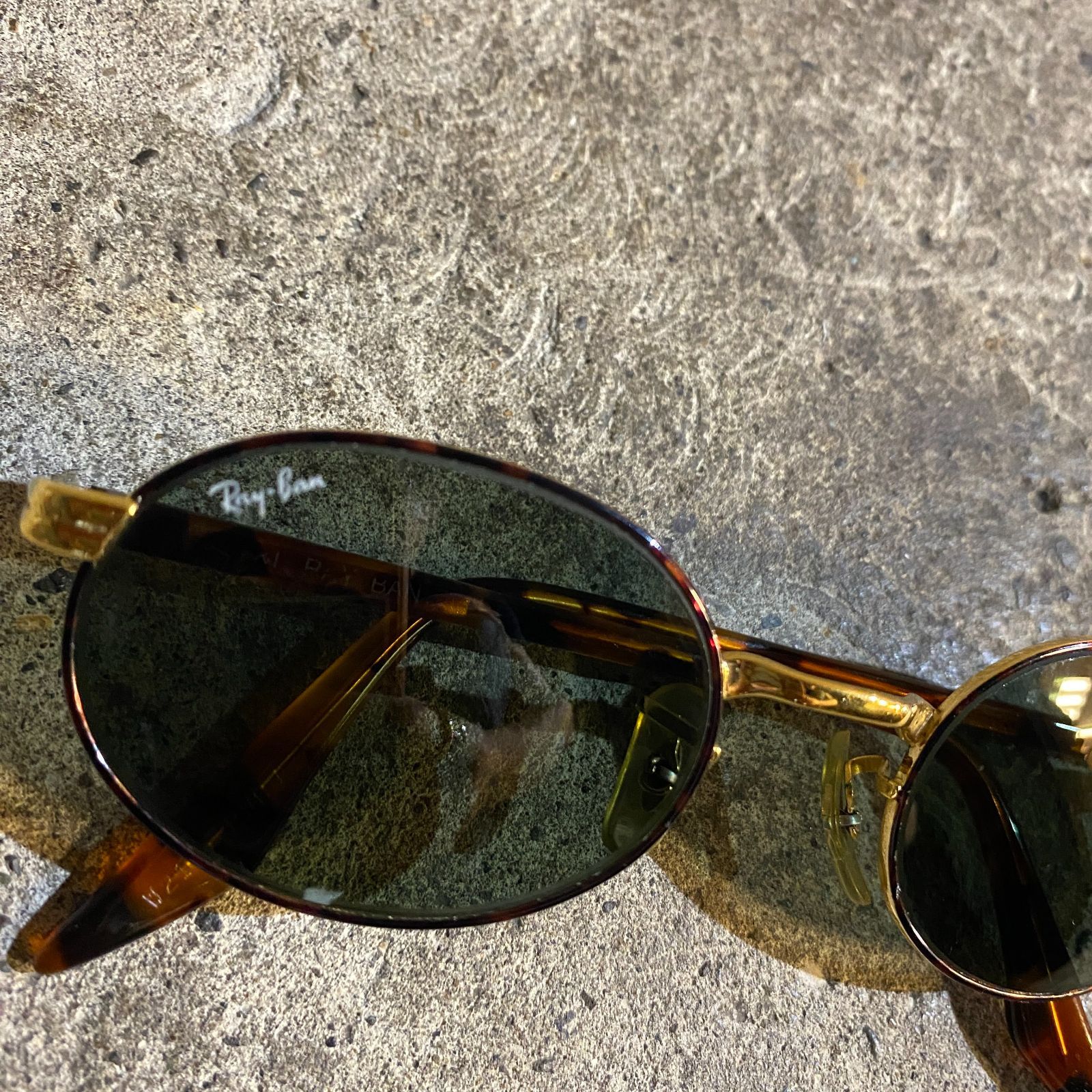 Ray-Ban 90s ボシュロム製 W2188 オーバル サングラス べっ甲 レイバン