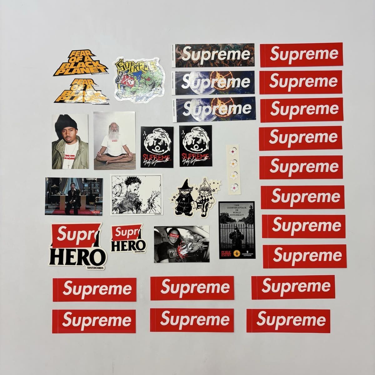 未使用 Supreme シュプリーム ステッカー 32枚 セット SET AKRA アキラ
