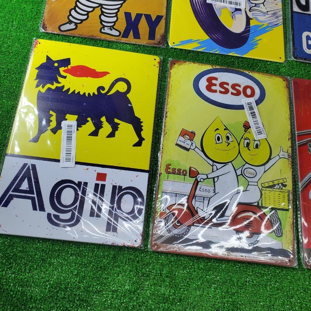 まとめて9枚 新品 アメリカン雑貨 レーシング ガレージ 看板