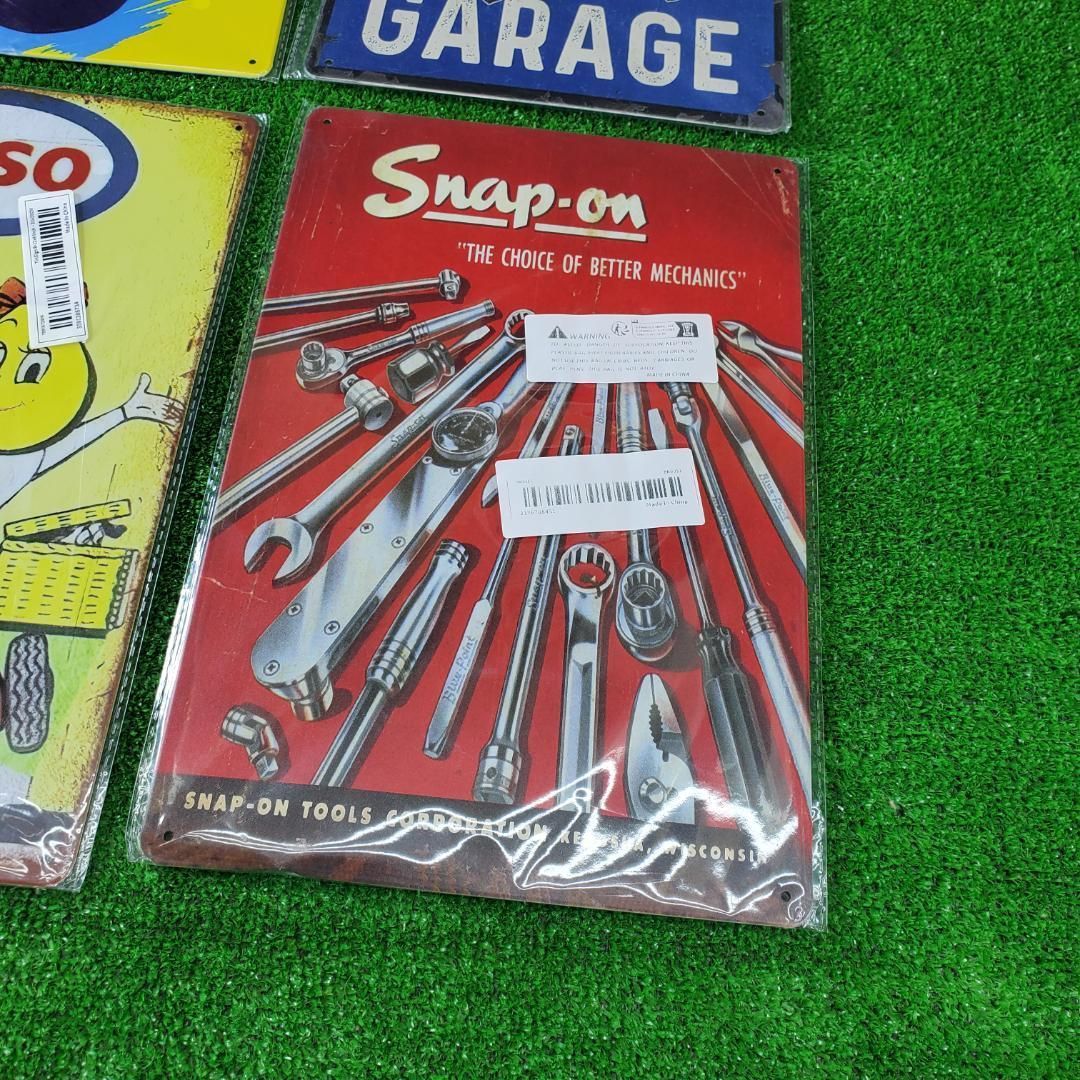 まとめて9枚 新品 アメリカン雑貨 レーシング ガレージ 看板