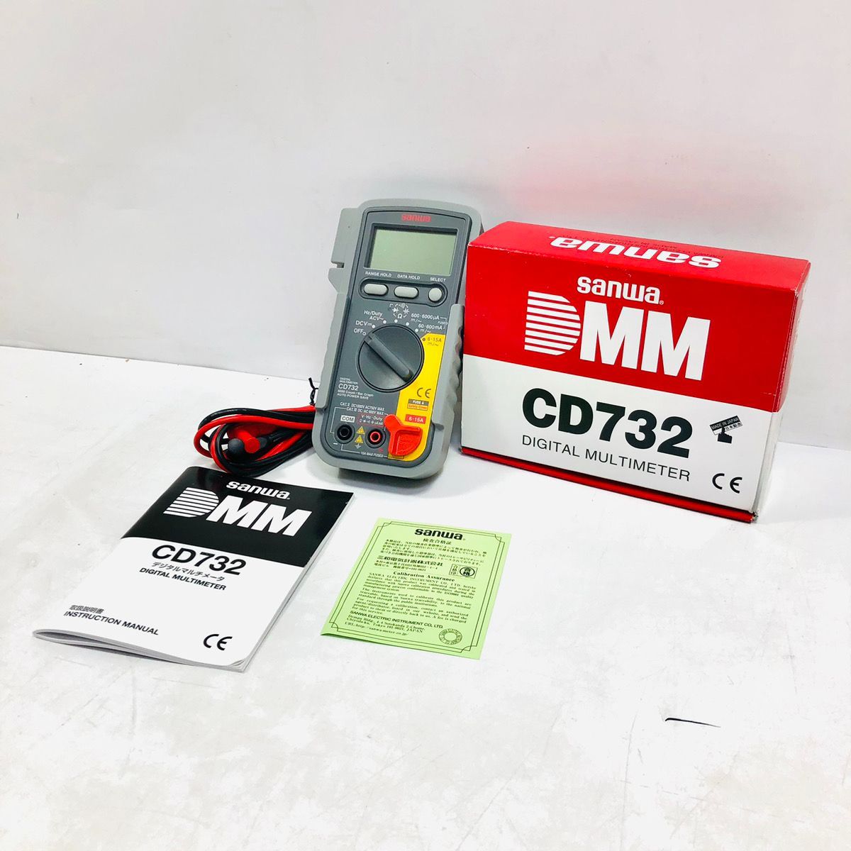 未使用品♪ SANWA 三和電気計器 SUPPLY CD732 デジタルマルチメータ 多機能 7,300円