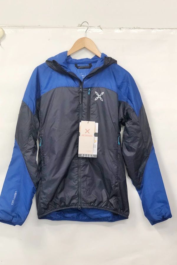 東京)◇ MONTURA モンチュラ Vertigo Hybrid Hooded Jacket Sサイズ MJAS06X 日本未発売 ブルー フーデッド マウンテンジャケット