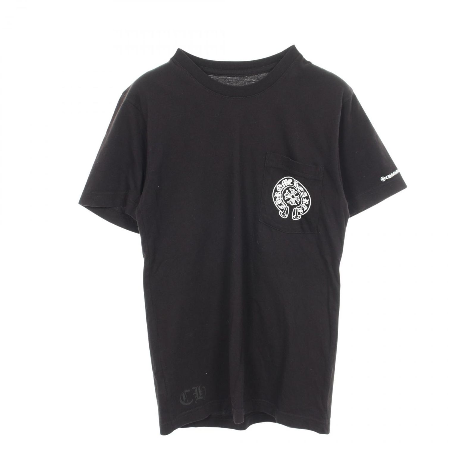 CHROME HEARTS クロムハーツ ホースシュー バックプリント ポケット付き 半袖Tシャツ