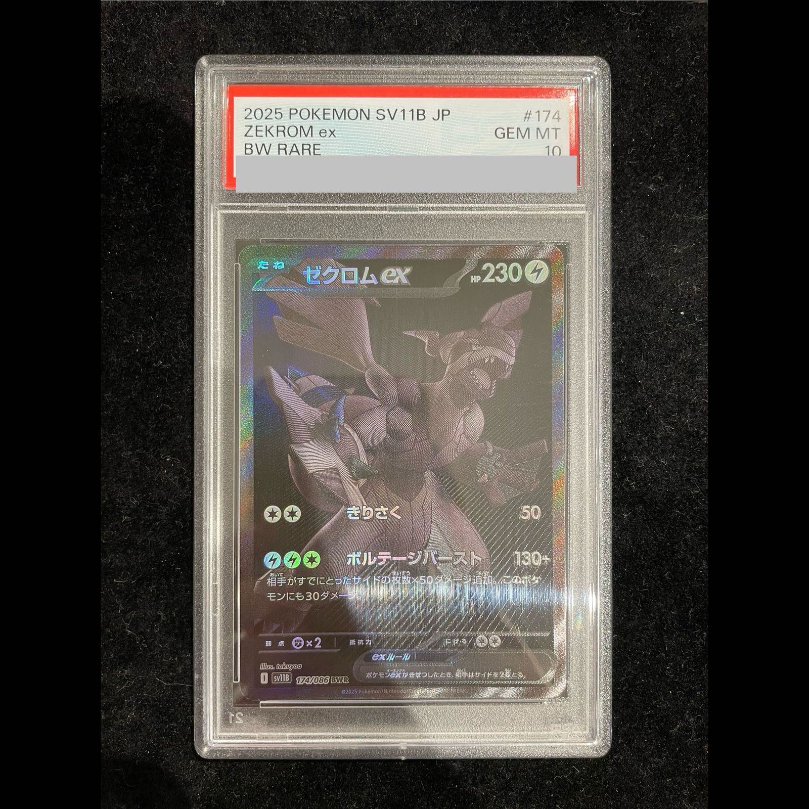 PSA10】ゼクロムex BWR 174/086 1枚 - メルカリ