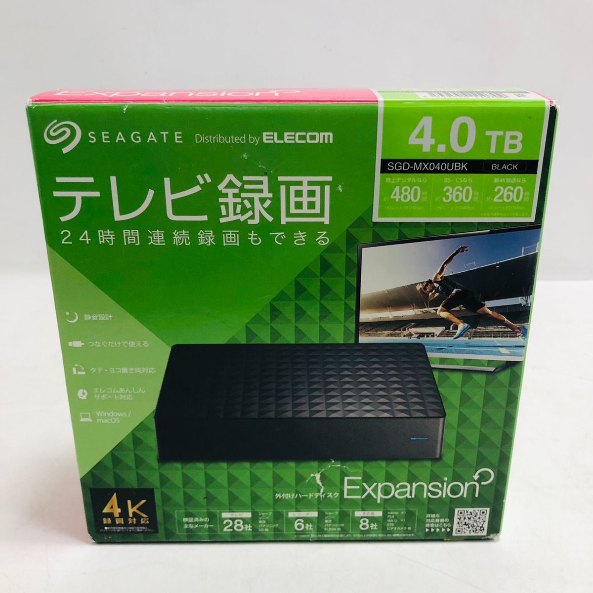 4TB 外付けHDD SEAGATE SGD-MX040UBK 中古 - メルカリ