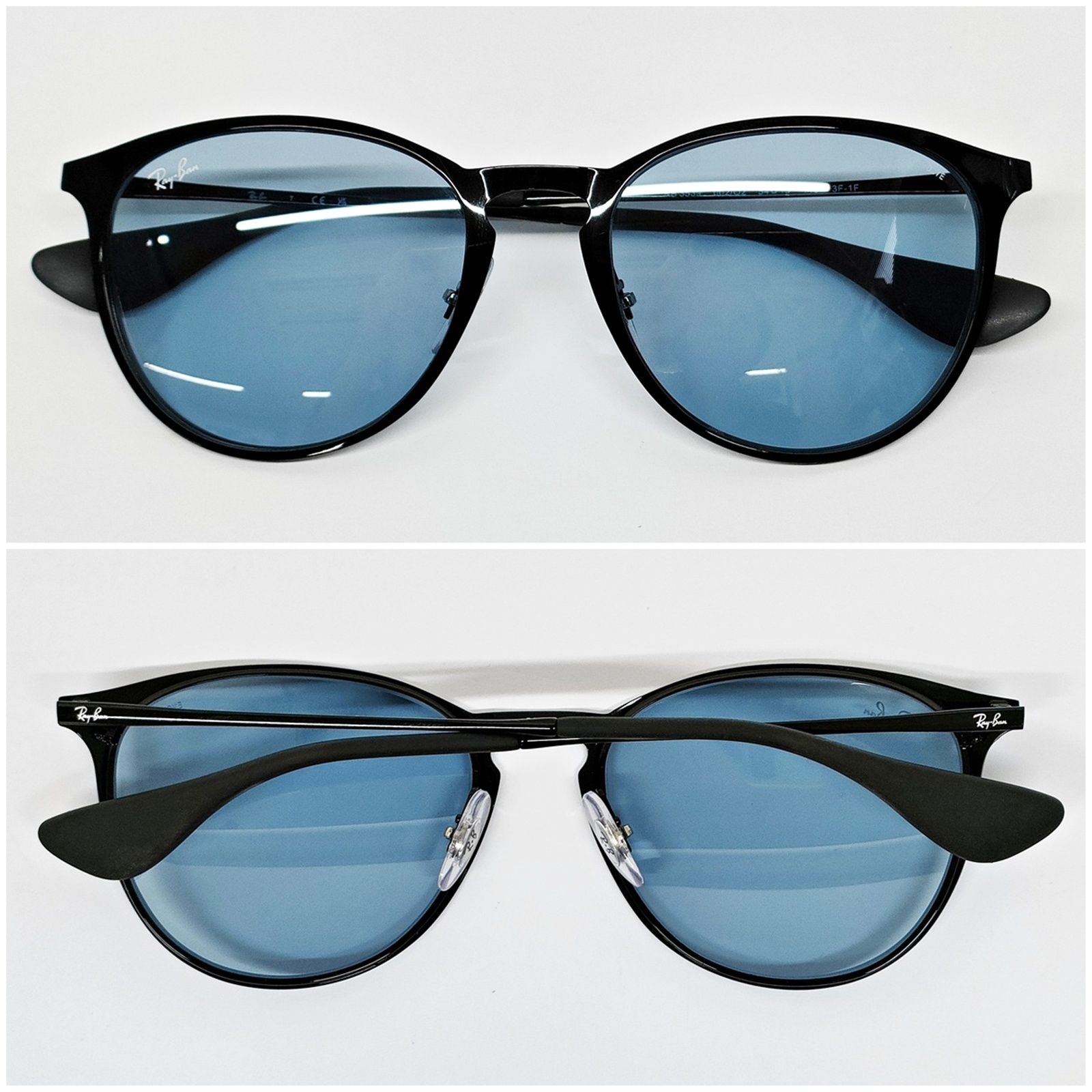Ray-Ban RB 3539 サングラス ブルー evolve 調光 エリカ Ray-Ban サングラス RB 3539 002/Q2 ERIKA METAL 54□19 145 3F-1F
