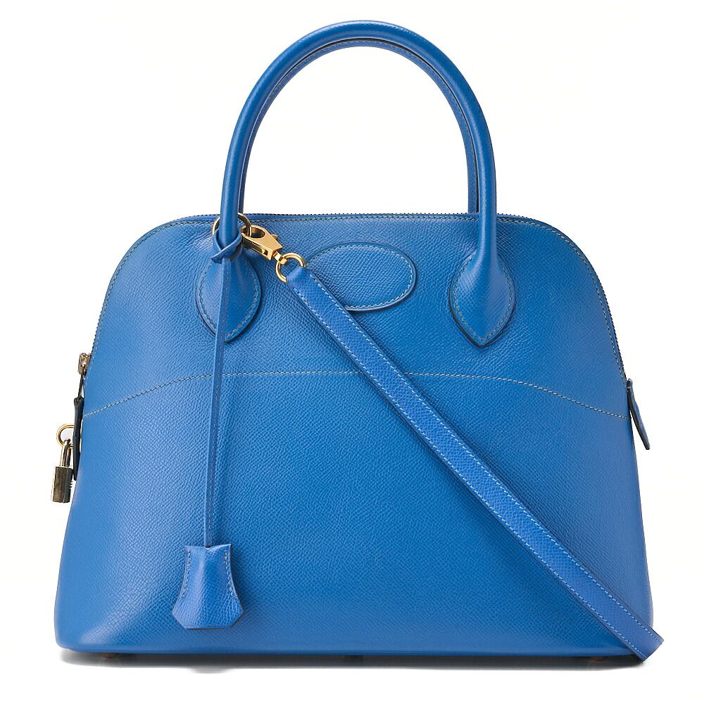 HERMES エルメス ボリード31 ハンドバッグ ショルダーバッグ クシュベル ブルー(ゴールド金具)レディース グ ブランド【中古】【送料無料】