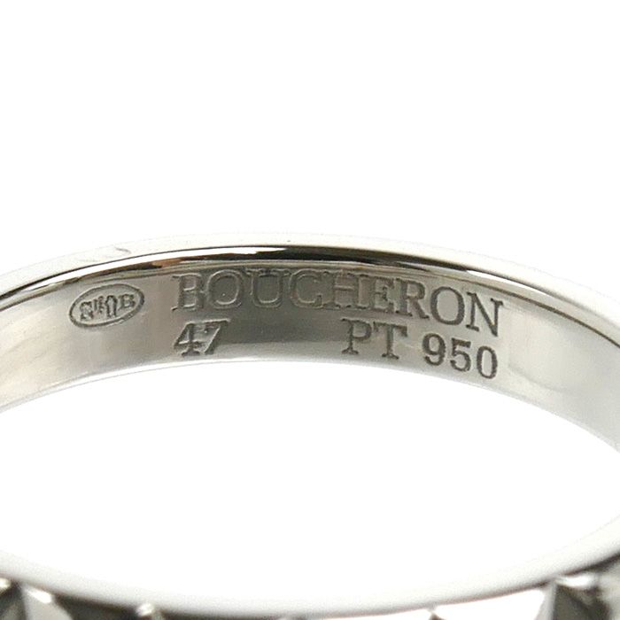 Boucheron ブシュロン Pt950プラチナ キャトル クルドパリ ミディアム