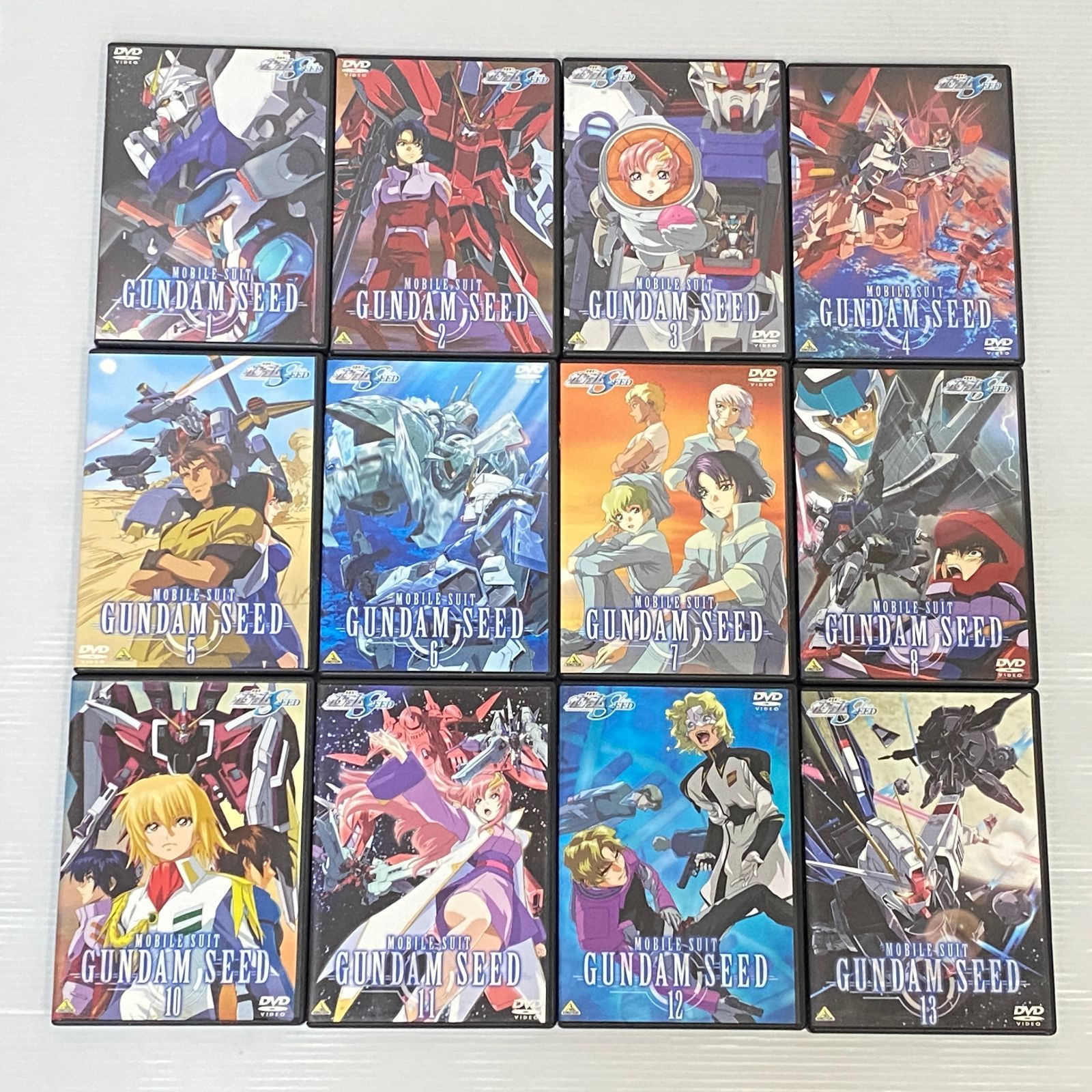 △機動戦士ガンダムSEED 12本セット (1-8、10-13巻) [DVD] 中古品