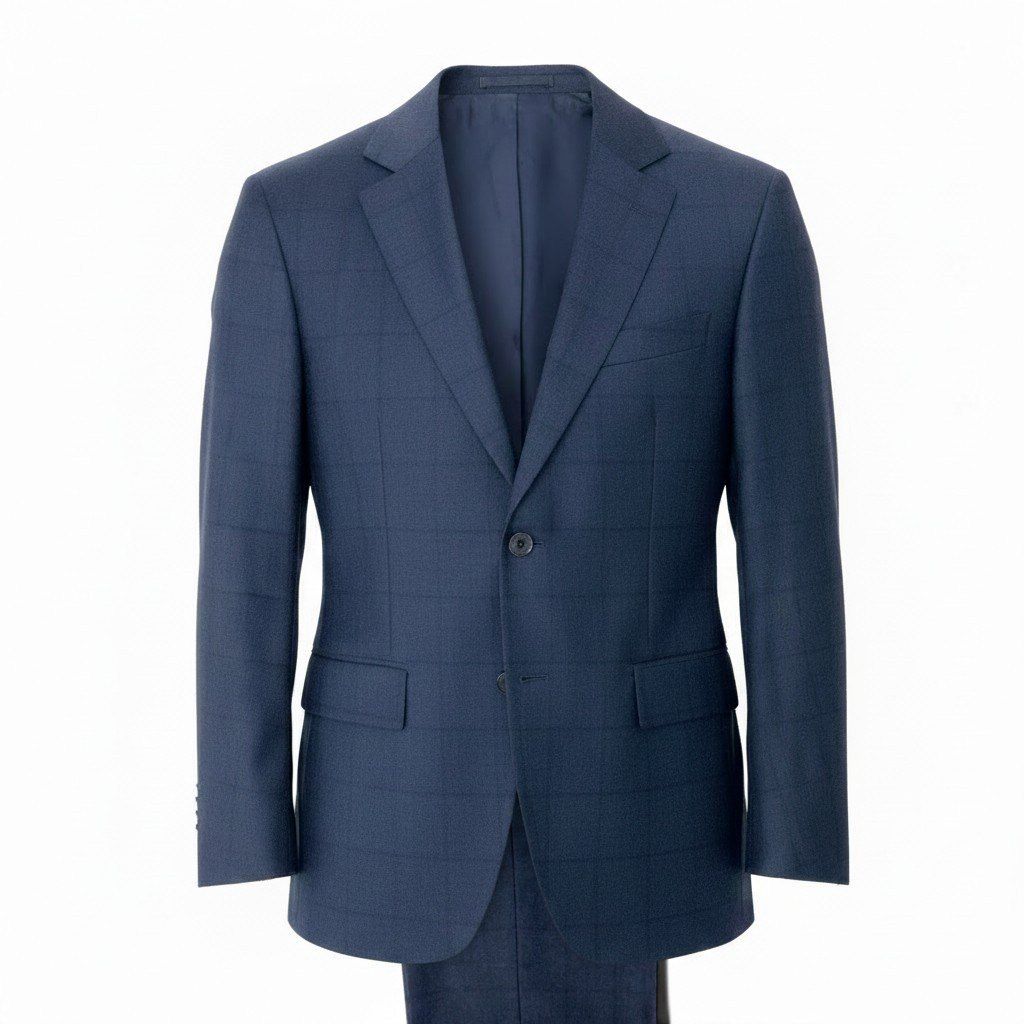 88g20 【美品】 Salvatore Ferragamo サルヴァトーレフェラガモ セットアップ シングルスーツ 2B チェック柄 サイズ52-7R ネイビー バージンウール100% メンズ 紳士服u02t