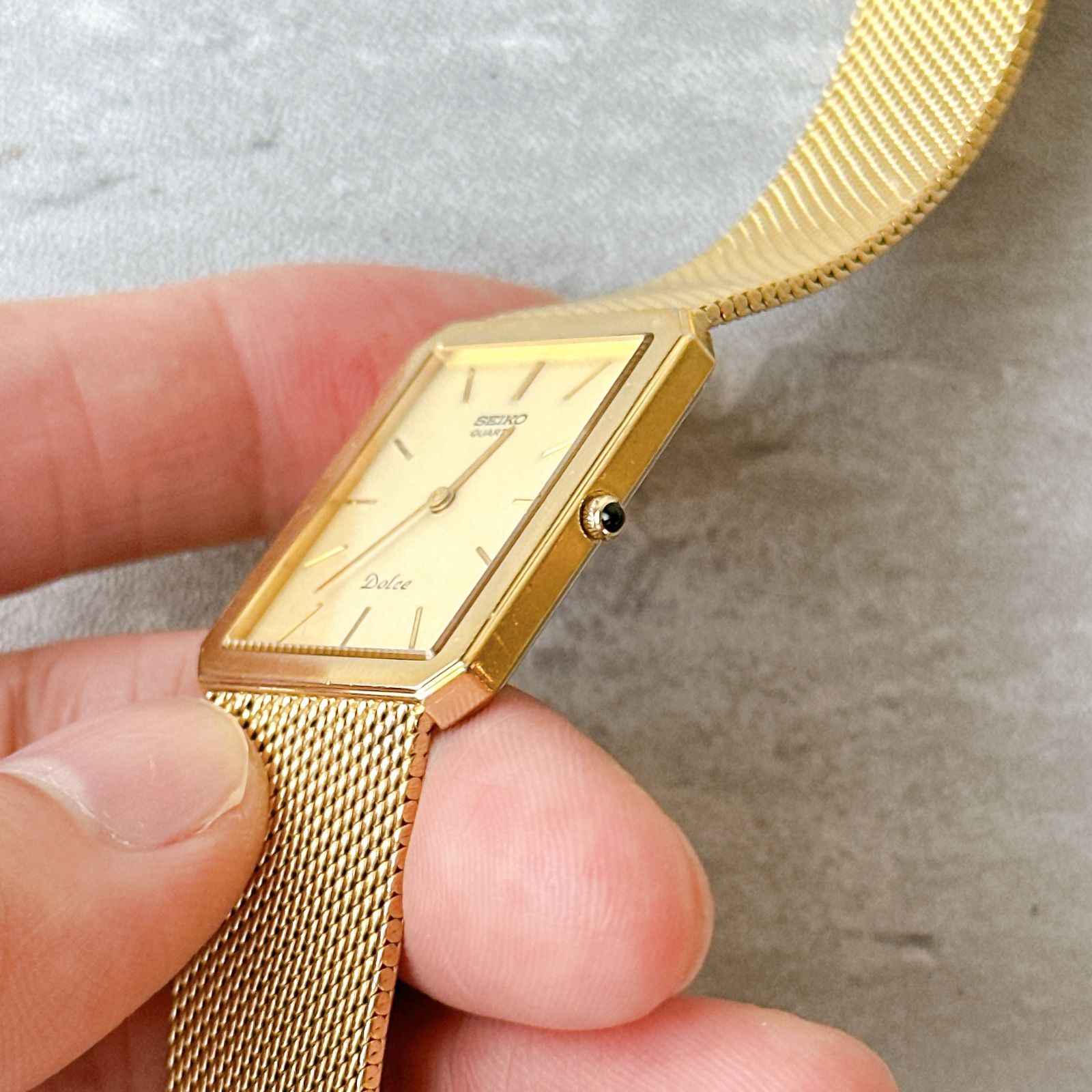 SEIKO DOLCE セイコー ドルチェ 7730-5000 純正メッシュブレス