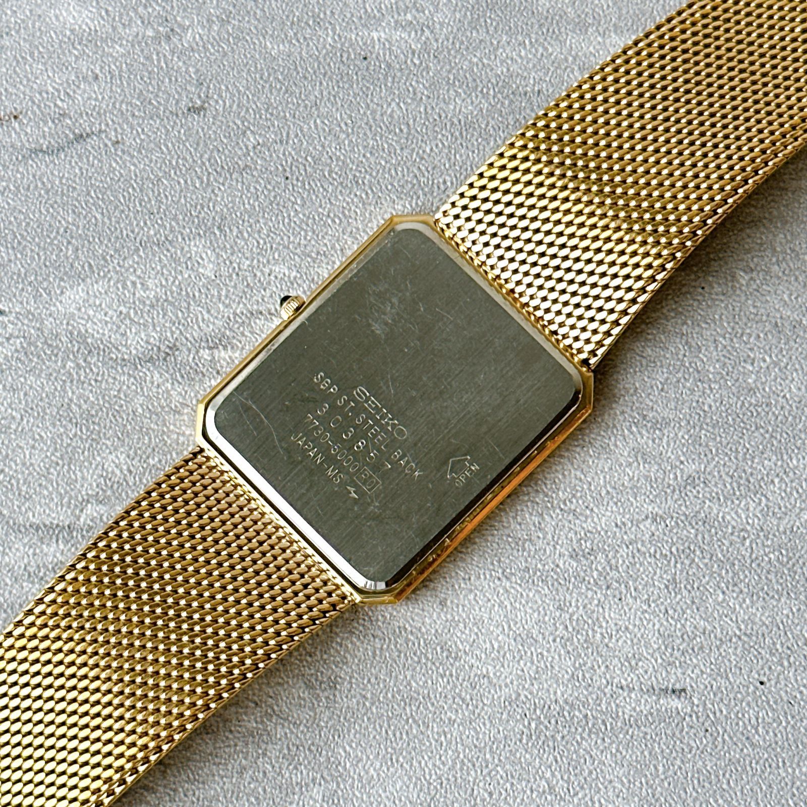 SEIKO DOLCE セイコー ドルチェ 7730-5000 純正メッシュブレス