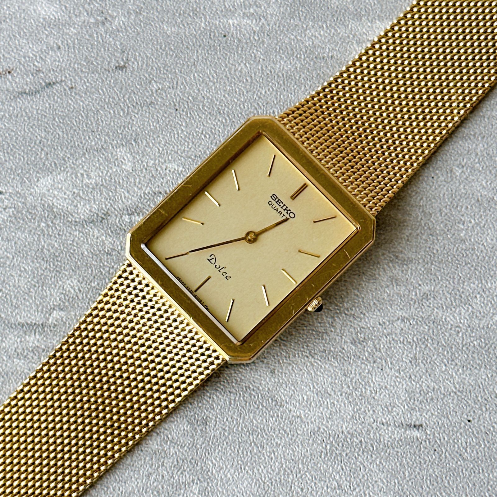 SEIKO DOLCE セイコー ドルチェ 7730-5000 純正メッシュブレス
