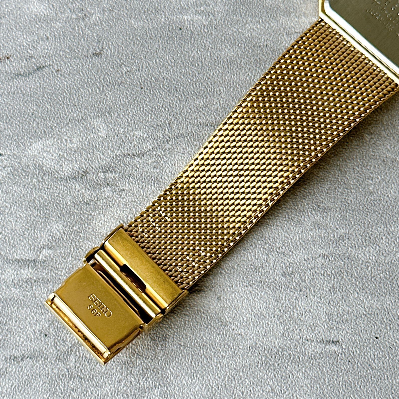 SEIKO DOLCE セイコー ドルチェ 7730-5000 純正メッシュブレス