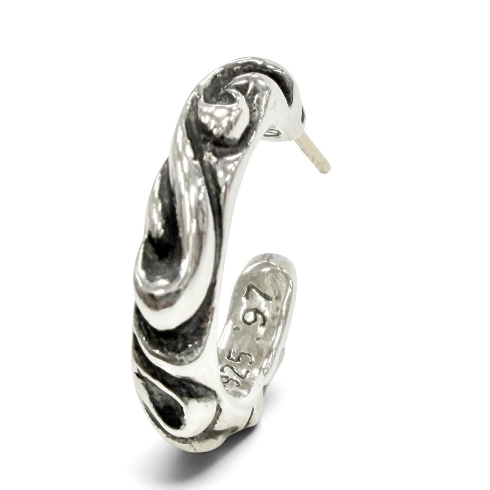 極美品◇CHROME HEARTS クロムハーツ HOOP SCROOL 1 925 14K