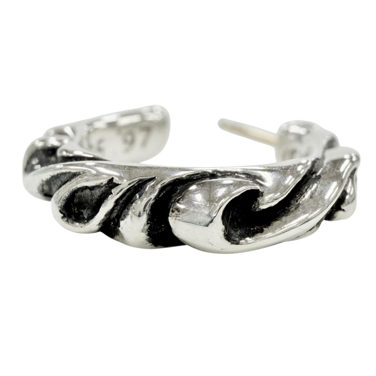 極美品◇CHROME HEARTS クロムハーツ HOOP SCROOL 1 925 14K