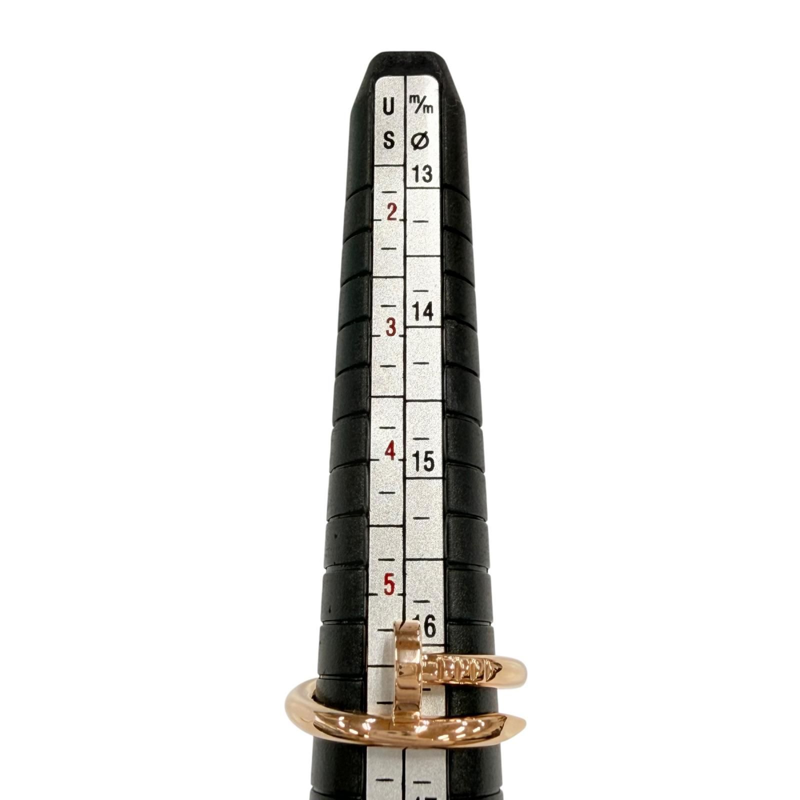 カルティエ ジュストアンクル リング 750 付属品なし　50号 極美品◇Cartier カルティエ JMZ127 ジュストアンクル リング