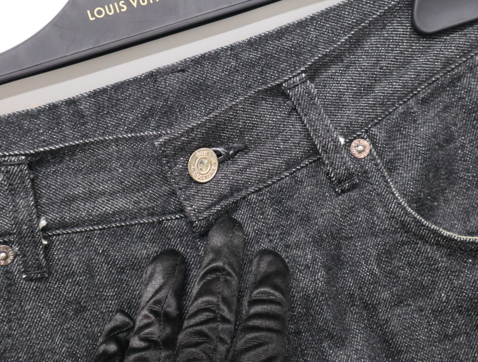 SUBCULTURE サブカルチャー サイズ32 S01XX BLACK DENIM PANTS SCPT
