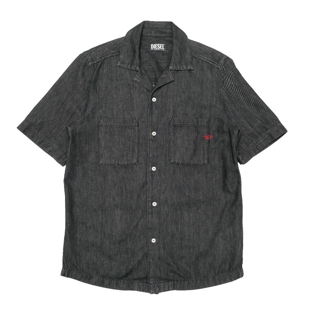 □美品□DIESEL ディーゼル 半袖シャツ サイズXS オープンカラー