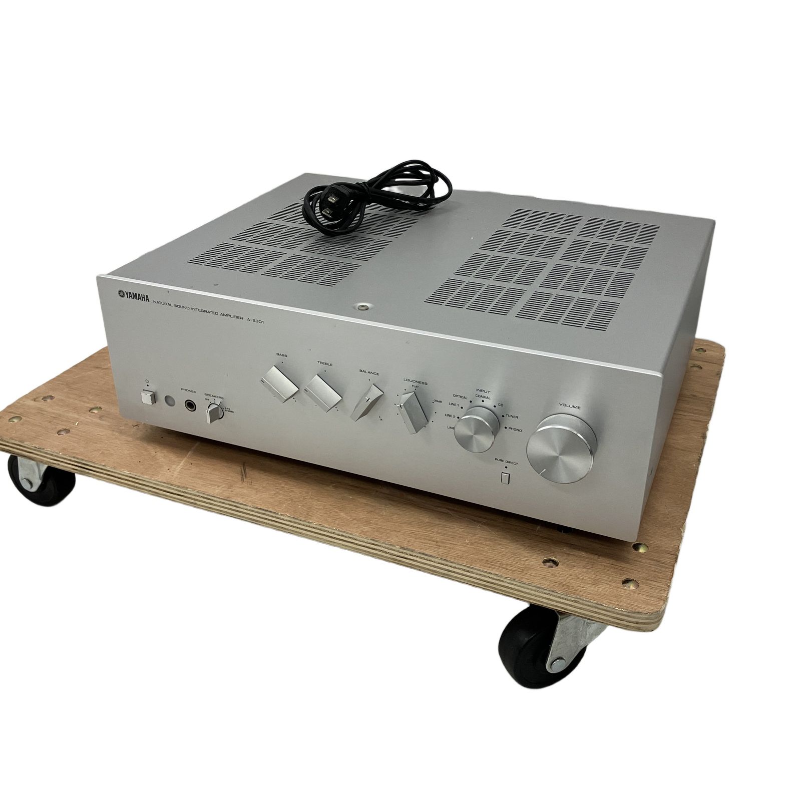 YAMAHA A-S301 プリメインアンプ リモコン付き 音出し不可 オーディオ