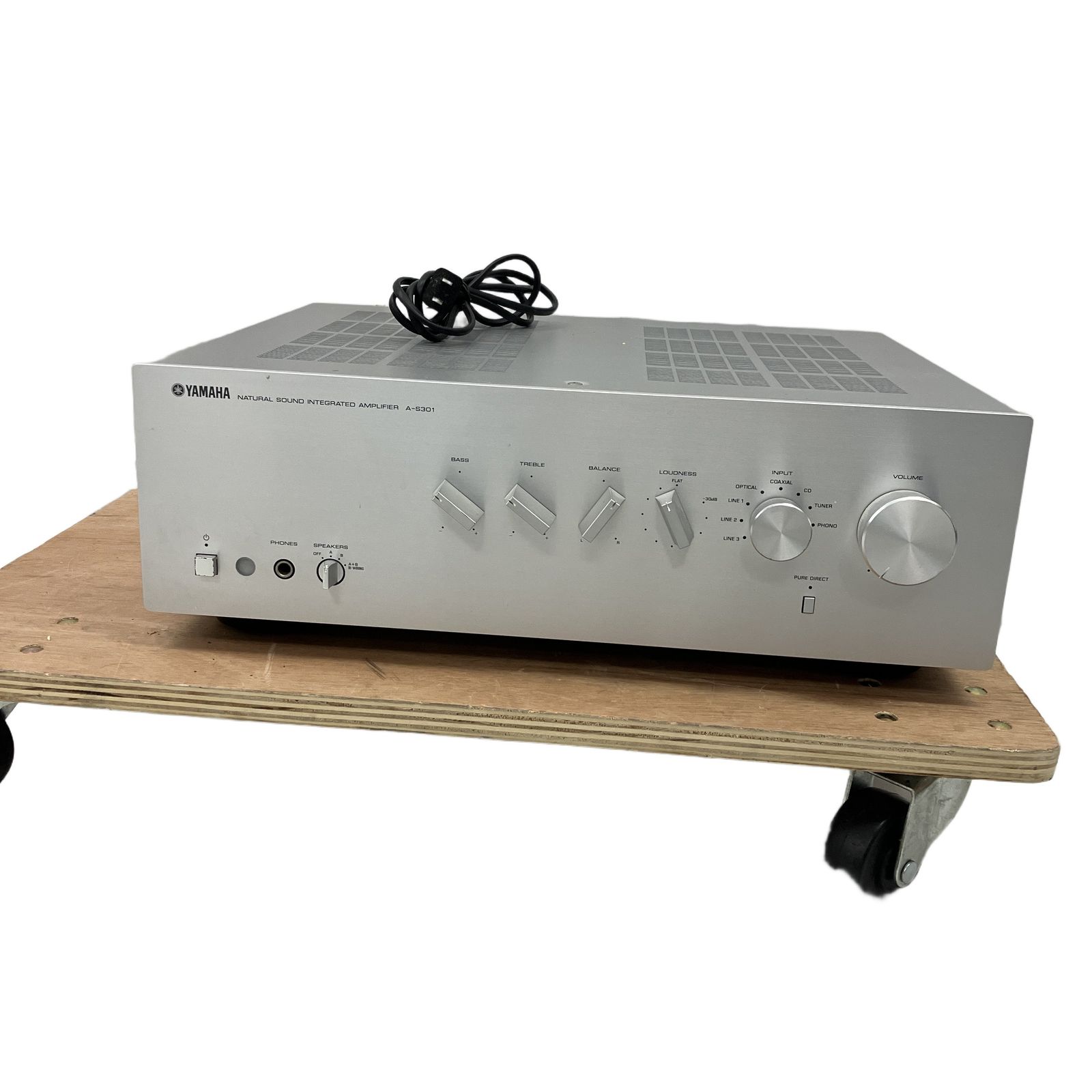 YAMAHA A-S301 プリメインアンプ リモコン付き 音出し不可 オーディオ