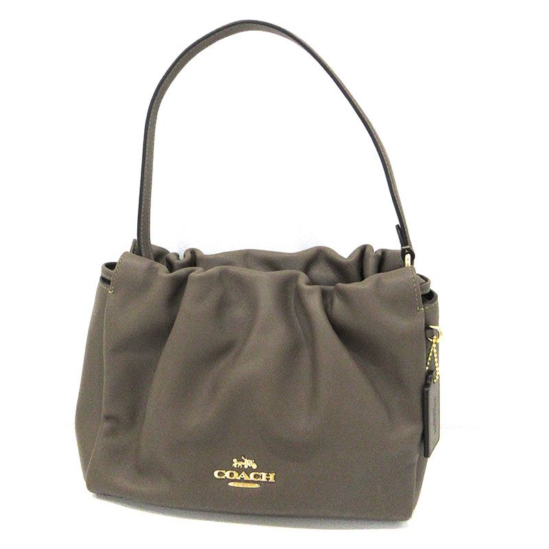 【三重本店】 中古 COACH | コーチ ショルダーバッグ フェイ ドローストリング 2wayバッグ CT763 ブラウン 【122】
