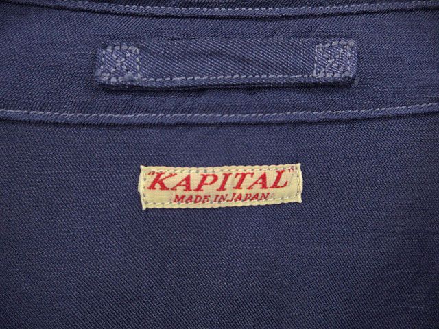 キャピタル kapital レーヨン リネン ジャケット 2つボタン 2B M