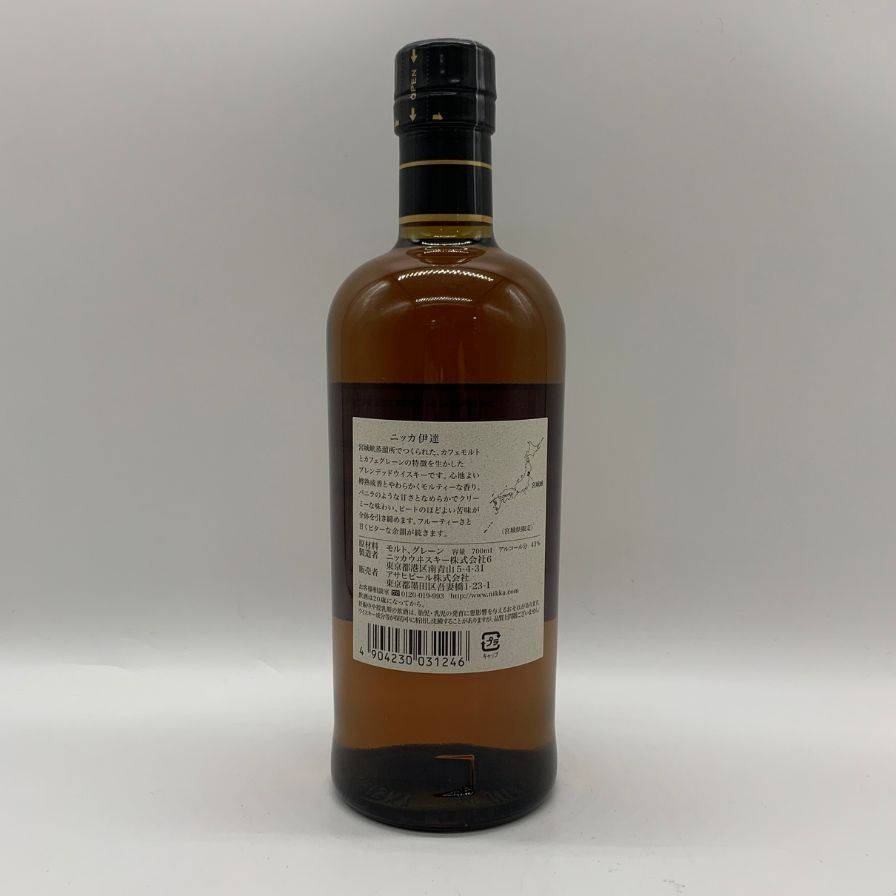 旧ラベル】ニッカ 伊達 ブレンデッド ウイスキー 700ml - メルカリ
