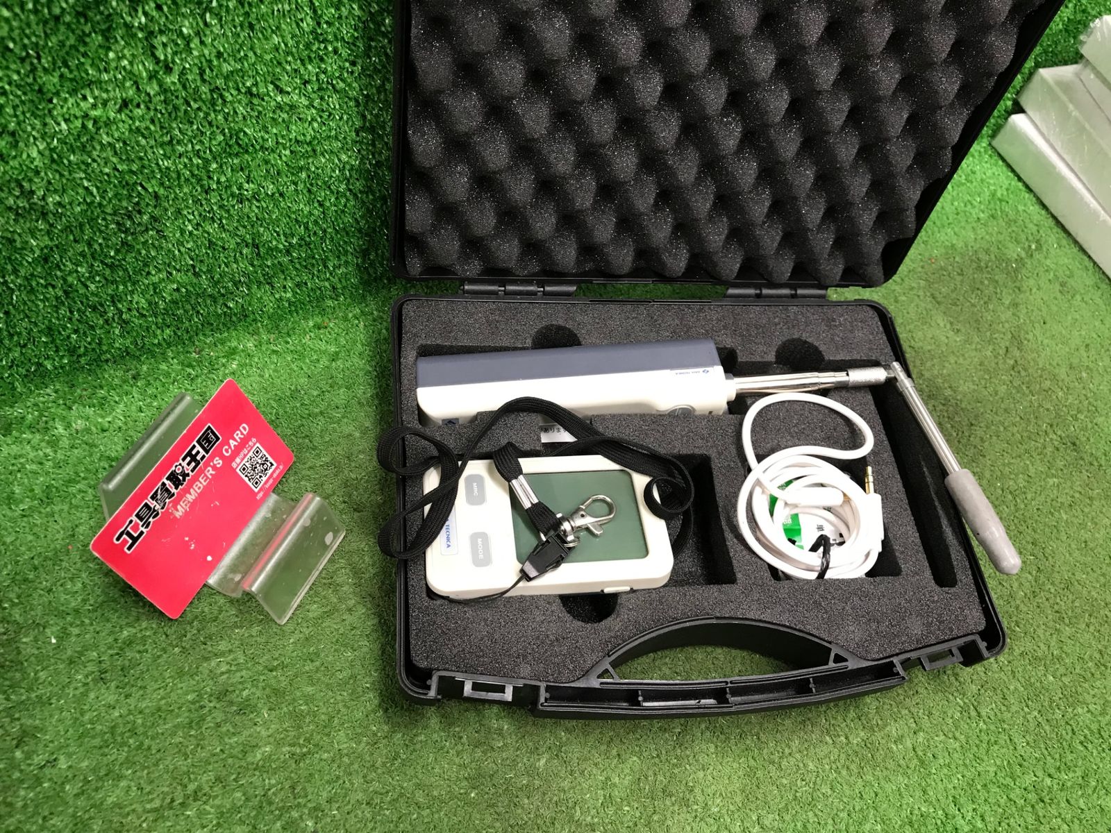 【中古品】【0918】ARIA TECNICA ワイヤレス 風速 室温計 室温時計 MODEL AF101/AF201　IT6AUQFR00C8