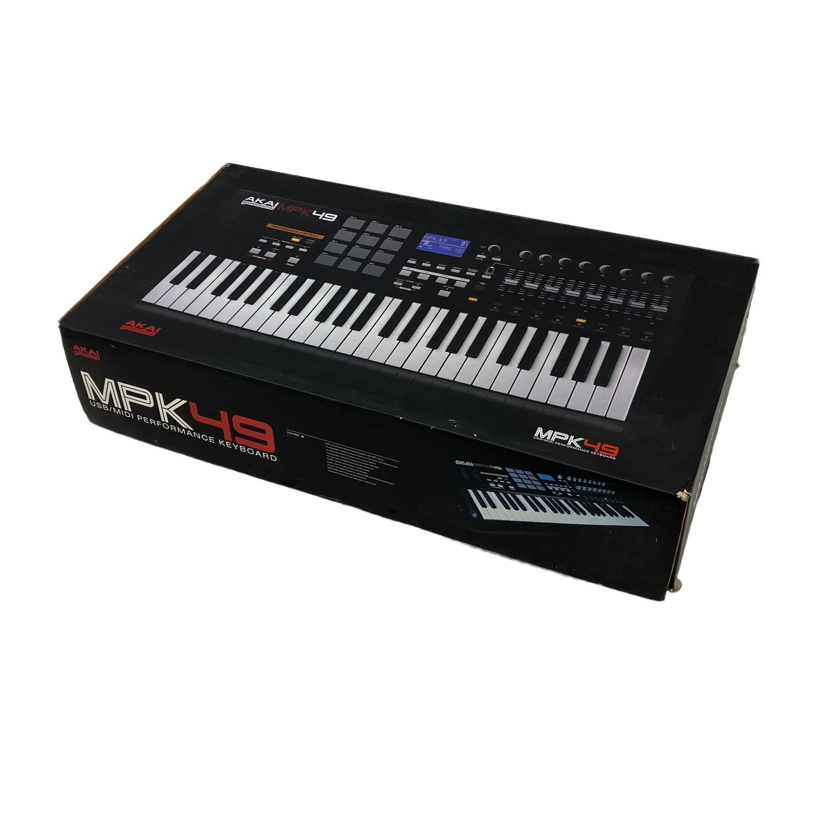 AKAI MPK49 USB/MIDIキーボードコントローラー 49鍵 DTM DAW MPCパッド