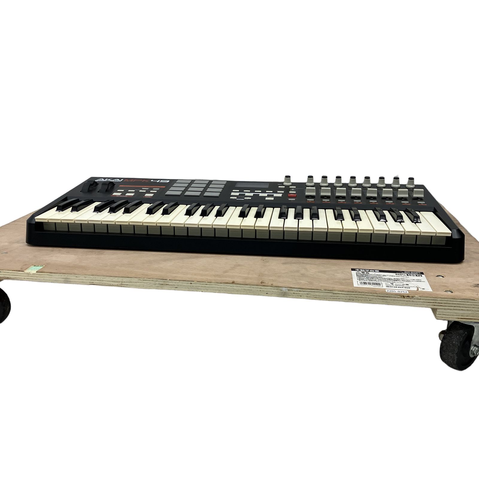 AKAI MPK49 USB/MIDIキーボードコントローラー 49鍵 DTM DAW MPCパッド