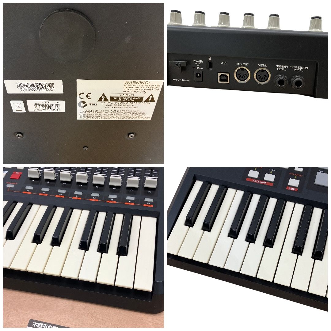 AKAI MPK49 USB/MIDIキーボードコントローラー 49鍵 DTM DAW MPCパッド