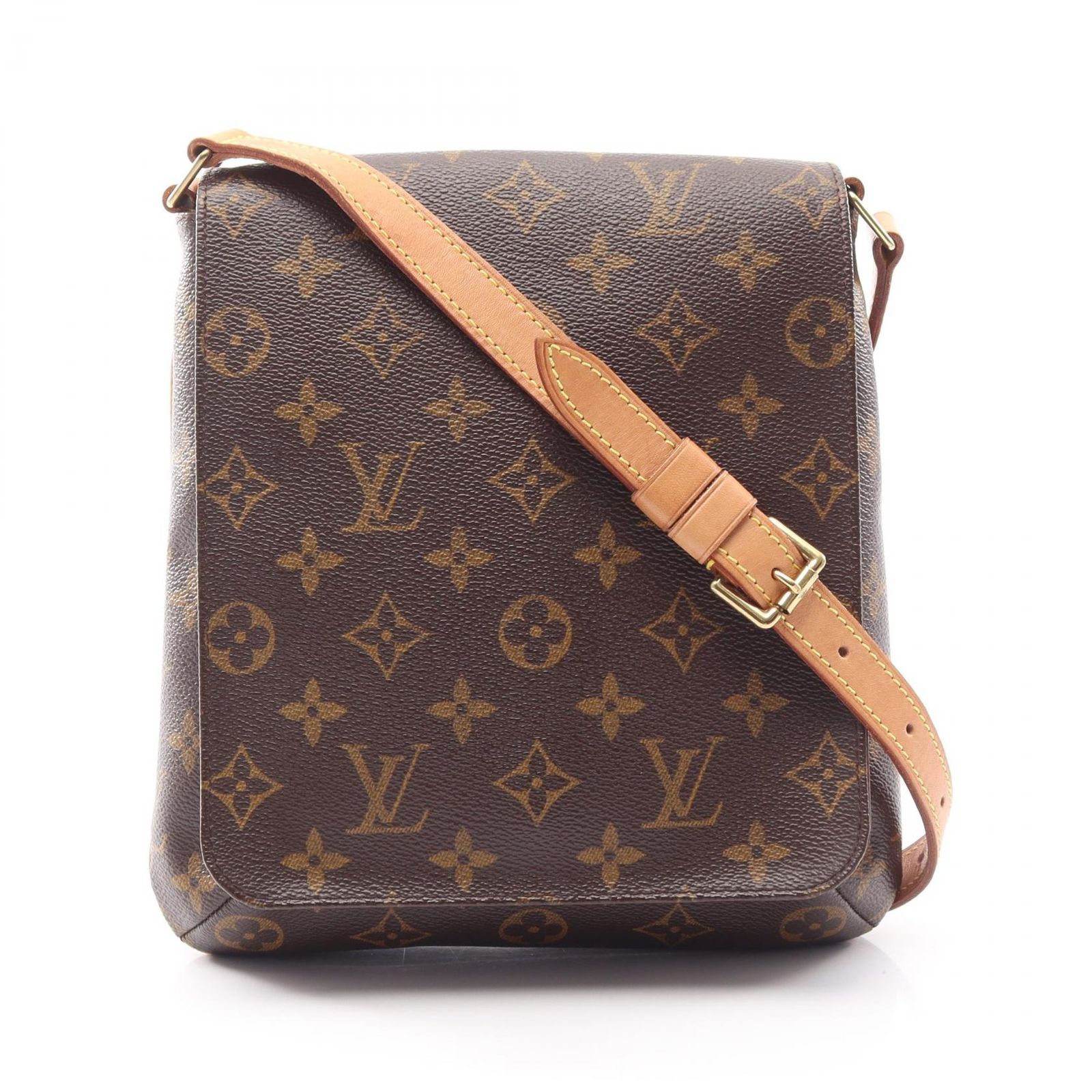 ルイ・ヴィトン LOUIS VUITTON ショルダーバッグ ミュゼットサルサ ショートストラップ M51258 PVCコーティングキャンバス レザー ミュゼット・サルサ ショート