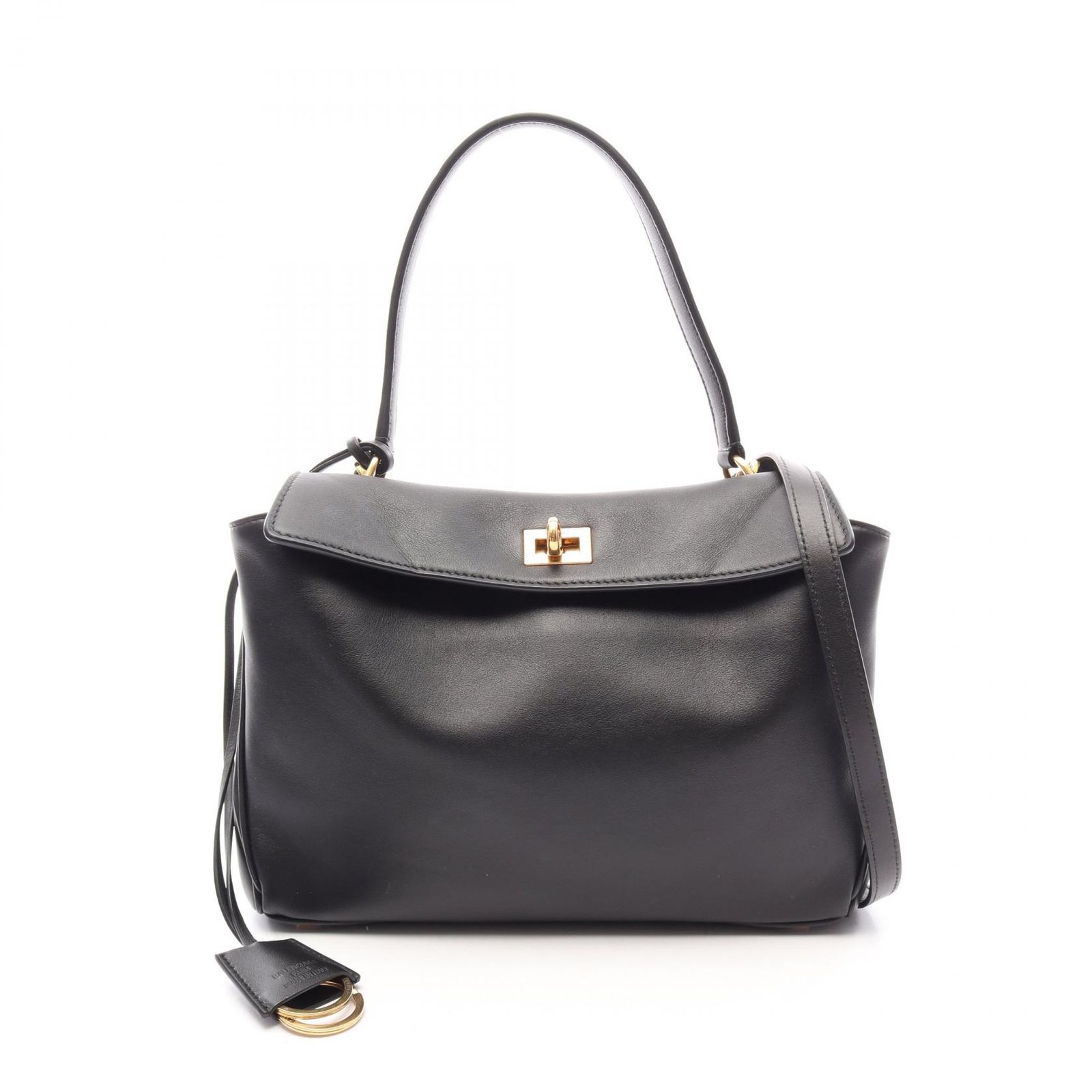 バレンシアガ BALENCIAGA ハンドバッグ Rodeo スモール 2WAY 789779 2AA4V ブラック レザー RODEO スモール レディース Used A