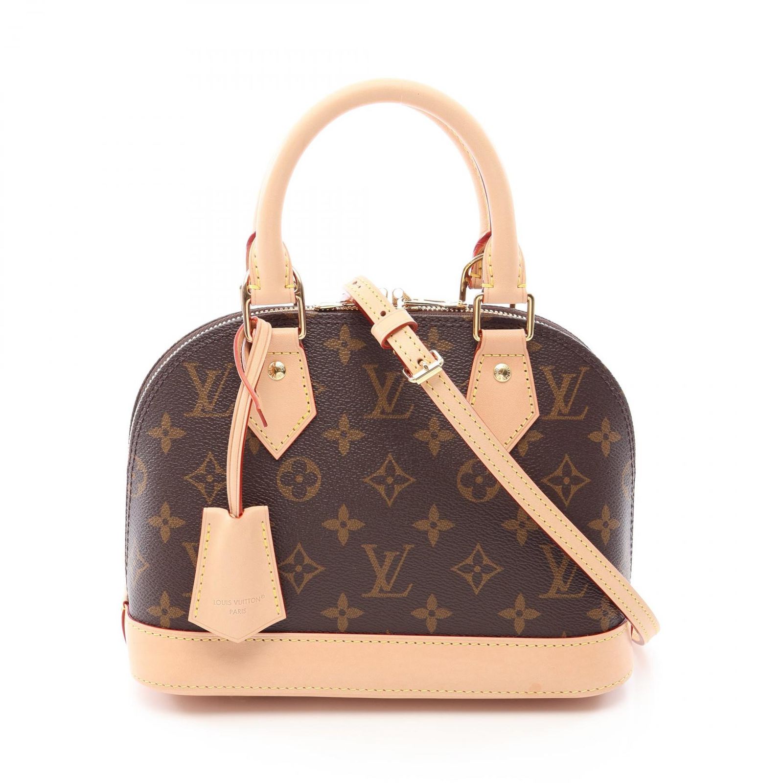ルイ・ヴィトン LOUIS VUITTON ハンドバッグ アルマBB 2WAY M46990 PVCコーティングキャンバス レザー アルマBB レディース Used A