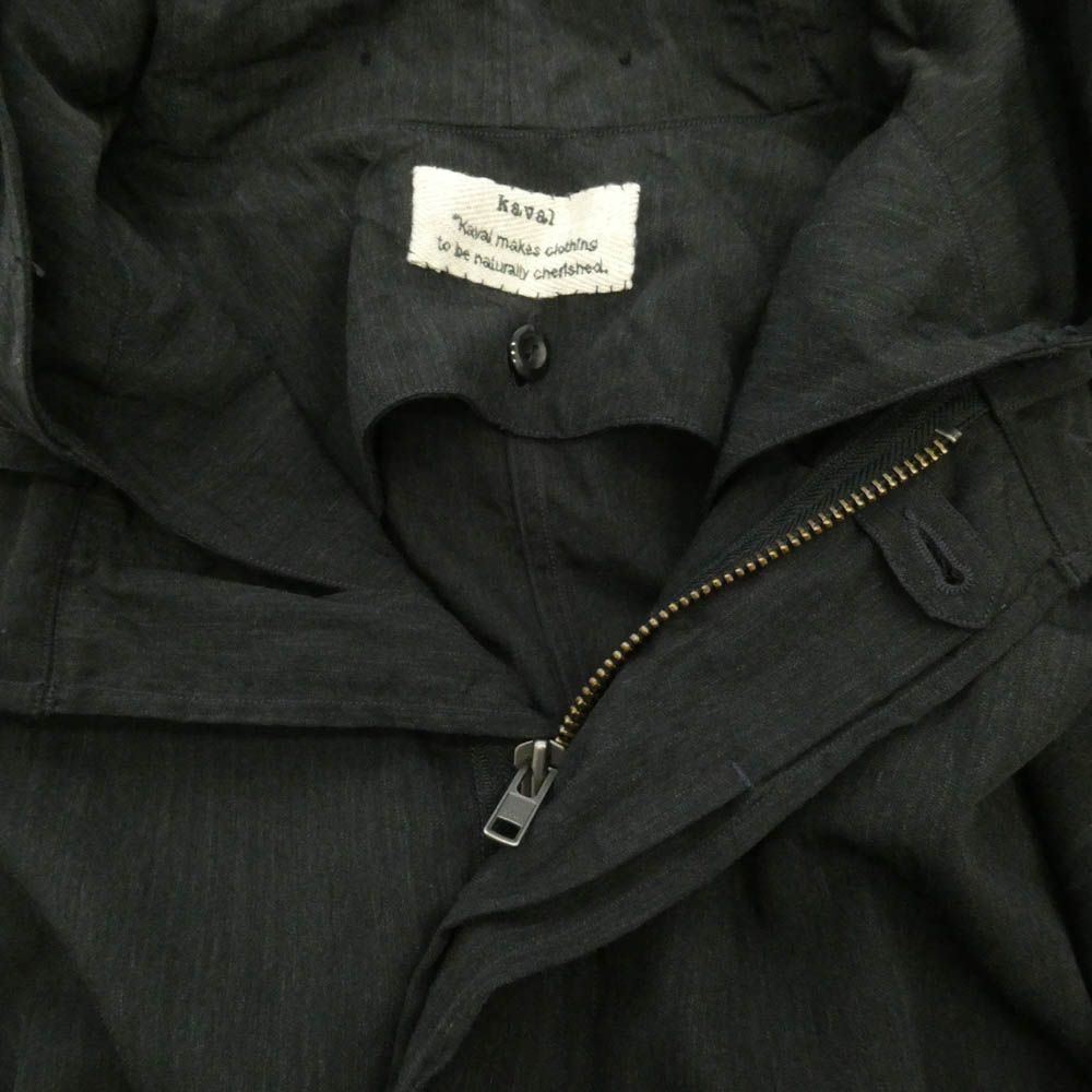 カヴァル kaval Fish tail long coat ウール シルク混 フィッシュ